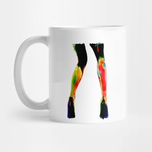 Beine Shirt Regenbogen Mug